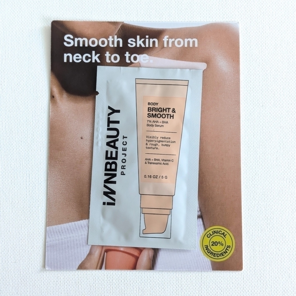 FREE with purchase | iNNBEAUTY PROJECT Bright & Smooth Body Serum Sample Size